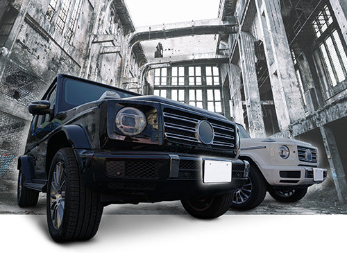 現行 G-Class (W463A) 専用 ライセンスプレートベースBK  MHG-018